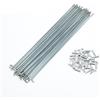GMZQSN Spokes 13G 173-265mm con argento Tone Nipples - Zincato Bike Wheel Spokes for MTB Road Bike Wheel Repair(36 pezzi 213 mm)