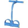 Generic Banda di resistenza del pedale 8 tubi multifunzione elastica Sit Up Band