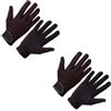 BESPORTBLE 2 Paia Guanti da Equitazione Resistenti in Microfibra Taglia l | Colore Caffè, Polsino Regolabile ed Ergonomia Precisa, Compatibili Touchscreen per Sport Equestre
