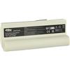 vhbw batteria compatibile con Asus Eee PC 904hd, 901 Go, 904 notebook (6600mAh, 7,4V, Li-Ion) - bianco