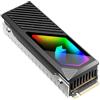 Mocturnity Unità SSD M.2 2280 RGB Dissipatore Termico Raffreddatore con Ventola Velocità 9000RPM A