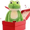 Generico Rana di peluche Decorazione timida per la casa con occhi coperti 35 | Peluche Di Rana Giocattolo per il Soggiorno, Camera da , Divano, Auto, , Bambini, Ragazzi, Ragazze, Adulti
