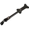 Zado Dog Bone Shaped Leather Paddle Black