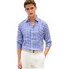Tommy Hilfiger Linen Essential Gingham RF Shirt Mw0mw42401 Camicia S/S Uomo
