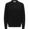 Only & Sons Onsloui Reg 12 LS Mel Polo Knit Uomo