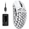 ATTACK SHARK Mouse da gaming wireless ATTACK SHARK R5 Ultra, realizzata in fibra di carbonio, con tecnologia HyperSpeed. Peso: 39g. Connessione: 2,4G, Bluetooth, USB-C (cablata). Sensore: PAW3950MAX. Frequenza di polling wireless: 8000Hz. DPI: 42000 DPI …