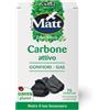 Matt, Carbone Attivo Vegetale, Integratore Alimentare, 75 Compresse | Ideale per Contrastare il Gonfiore Addominale