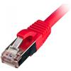 Cablenet CNL 100PK 0.3M C6a Rd SFTP Ls 26AWG SB cavo di rete Rosso 0,3 m Cat6a S