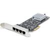 StarTech.com Scheda di rete 2.5 Gigabit a 4 porte - Scheda Ethernet PCIe da 2,5