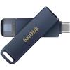 SanDisk iXpand unità flash USB 256 GB USB Type-C / Lightning 3.2 Gen 1 [3.1 Gen
