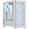 Corsair iCUE 4000D RGB Midi Tower Bianco (CORSAIR ICUE 4000D RGB WHITE MID CASE)