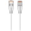 Ubiquiti UACC-Cable-Patch-EL-0.15M-W-24 cavo di rete Translucent, Bianco 0,15 m