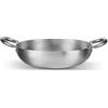 Wintem Tegame Svasato in Alluminio 32cm Ecosostenibile - Manici Ergonomici Antiscottatura in Acciaio Inox - Adatto a Tutti i Piani Cottura - Doppio Fondo Brevettato 19,2cm - Lavabile in Lavastoviglie