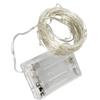 Brightium Ghirlanda di luci a LED a batterie 3AA, 3 m, materiale PVC e rame, colori RGBY, ideale per decorazioni e decorazioni festive.
