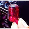 harshj_0 Loose Gemma Naturale Insanguinato Rosso Rubino Grezzo 30 + CT Certificato Con