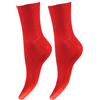 CALZE PRESTIGE (2 PAIA) Calzini donna a coste in pregiatissimo cotone 100% filo scozia - 100% Made in (Brescia) Italy