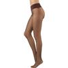 CALZITALY Collant Velati, Collant senza Cuciture, Calze Trasparenti, 15 DEN, Nero, Naturale, Verde, Rosso, Pois, S, M, L, XL, XXL, Made in Italy (IT, Testo, L, XL, Regular, Regular, Noce)