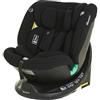 Giordani Polaris Seggiolino Auto 40-150 cm i-Size, Base Girevole 360° con Rotazione a una Mano, Isofix e Top Tether sulla Base, Evolutivo 0-12 Anni, Protezione R129/03