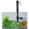 Ejoyous Detergente Elettrico per Ghiaia Dell'acquario, Pompa Elettrica per Acquario, Filtro, Set per la Pulizia Dell'acquario per Acqua Pulita e Sana