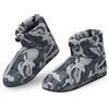 DUNLOP Pantofole Uomo Invernali a Stivaletto per Casa Calda Memory Foam (44, Blu Mimetico, numeric_44)