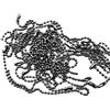 Trimming Shop 100pcs 10/15/20cm Metallo Sfera Perline Catena Con Connettore Clasp Tag Chiave