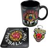Pyramid International Stranger Things - Set regalo con tazza, sottobicchiere e portachiavi, in confezione regalo (Hellfire), 325 ml, prodotto ufficiale