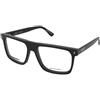 Dsquared2 D2 0182 284 | Occhiali da Vista Graduati | Plastica | Quadrati | Nero | Adrialenti