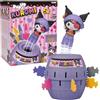 TOMY Pop Up Kuromi gioco d'azione per bambini, 2-4 giocatori, dai 4 anni in su, divertente gioco di famiglia, giocattolo pop up Kuromi