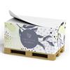 Box per foglietti pallet 10 x 10 x 6,6 cm 250 pezzi