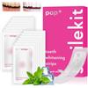 Nacerlary 28 Pezzi Strisce Sbiancanti Denti, Strisce Sbiancanti Professionali Per Denti, Teeth Whitening Strips, Rimuove Macchie Caffè/Tè,Sorriso Luminoso, Effetto Rapido