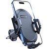 Miracase Porta Cellulare Auto [Nuovo Doppio Gancio in Acciaio] | Facile da Installare, Rotazione a 360°, Supporto Telefono Auto Compatibile con iPhone 17/16/15 Samsung Xiaomi e Altri Phones