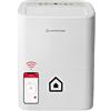 Ariston DEOS 16S NET Wifi - Deumidificatore Casa Muffa Portatile 16L/24h con Ruote, Bagno e Ambienti Fino 44㎡ Assorbi Umidità 24,5x35x51 - 3 Velocità e Filtro Antipolvere, Max 330w Compatibile con App