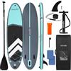 SereneLife SUP Gonfiabile XL, Tavola Sup Extra Larga per Adulti, Stand Up Paddle Board per Bambini e Animali, Deck Antiscivolo, Design Stabile e Leggero, Accessori Premium, Capacità 200 kg