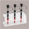 LUCGEL SRL Distributore Dosatore Salse e Creme 3 Dispenser 1650 ml in Plexiglass, Acciaio e Finiture Nere