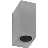 Applique Rettangolare Bidirezionale IP65 - GU10 Inox