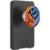 Dragon Phoenix Yin and Yang Drago Blu Giapponese Fenice Uccello Estetico Yin e Yang PopSockets PopWallet per MagSafe