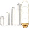 Wekuw 8 Pezzi Tracolla per Borsa Donna Argento Oro 40/60/80/120cm in Metallo | Catena, Manici, Borse Pochette Portafoglio