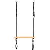 small foot trapezio con anelli da ginnastica Black Line, robusta altalena in leg