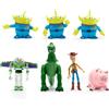 Disney Store Official Set da Gioco di Personaggi da Collezione Toy Story, Include i Personaggi di Woody, Buzz, Rex, Hamm e dell'Alieno, H 9-20 cm, 3+