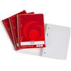 Herlitz 297531 - Quaderno con Spirale, a Quadretti, 80 fogli A5, Confezione da 4 Pezzi