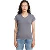 G-Star Women's Eyben Slim V-Neck Top 2.0, Size: S, Color Gray
