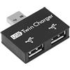 Generic Convertitore Di Ricarica Multi-porta Per Telefono USB - 11 G Hub Sdoppiatore USB | 4 * 4 * 1 Cm Accessorio Di Espansione Di Ricarica Compatto E Leggero Per Casa, Auto, Scuola E Viaggi