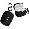 kwmobile Custodia protettiva kwmobile per JBL Tune 230 NC TWS / T230NC / T235NC - Custodia in TPU e silicone per custodia di ricarica delle cuffie - Custodia antiurto con moschettone -