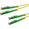 LogiLink Cavo patch duplex in fibra ottica LogiLink OS2 9/125µ LSH/LC APC 8° giallo 5 m