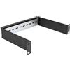 Delock - DIN Schienenpanel - Schwarz - 1U - 25,4 cm (10") (66897)