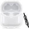 kwmobile Custodia kwmobile per JBL Tune Flex Case - Custodia protettiva in silicone TPU - Copertura per cuffie - Trasparente