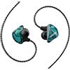 Takstar TS-2300 Cuffie monitor intrauricolari blu Cuffie retroauricolari blu