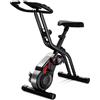 StarTech Cyclette da interno CBX10 - Bicicletta fitness pieghevole 3-in-1 - Sistema di resistenza magnetica silenzioso - 8 livelli di resistenza - Sella e manubrio regolabili - Display LCD - Peso massimo supportato: 136 kg