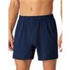 Schiesser Boxer da Uomo Morbidi e Confortevoli Senza Elastico in Vita Cotone Biologico Casual, Blu Scuro_180506, 4XL Plus