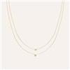 Stroili Collana Doppio Punto Luce Claire Oro Giallo Cubic Zirconia